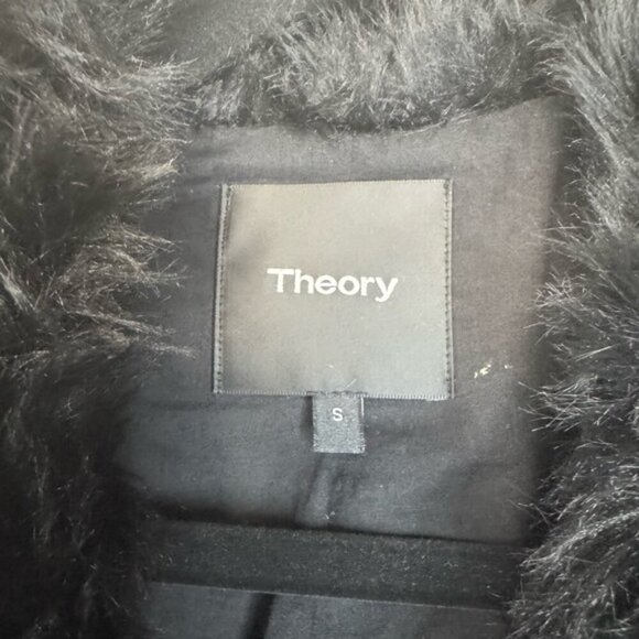 Theory Faux Fur Coat – Size Small - Picture 8 of 16